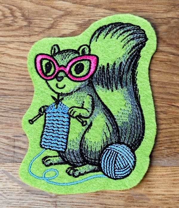 Patch: Strickende Eichhörnchen