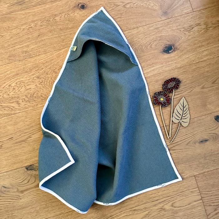 Kapuzenhandtuch blau